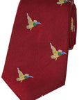 Woven Silk Tie - Country Theme