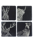 Selbrae House - Slate Coasters x 4