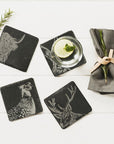 Selbrae House - Slate Coasters x 4