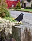 A Blackbird Sang - Metal Bird Silhouette