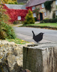 A Blackbird Sang - Metal Bird Silhouette