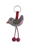 Earth Squared - Tweed Bird Key Rings