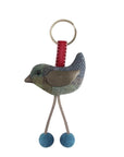 Earth Squared - Tweed Bird Key Rings