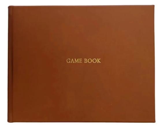 Game Book Full Leather Tan