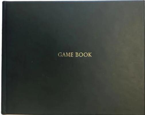 Game Book Full Leather Green