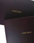 Game Book Full Leather Burgundy